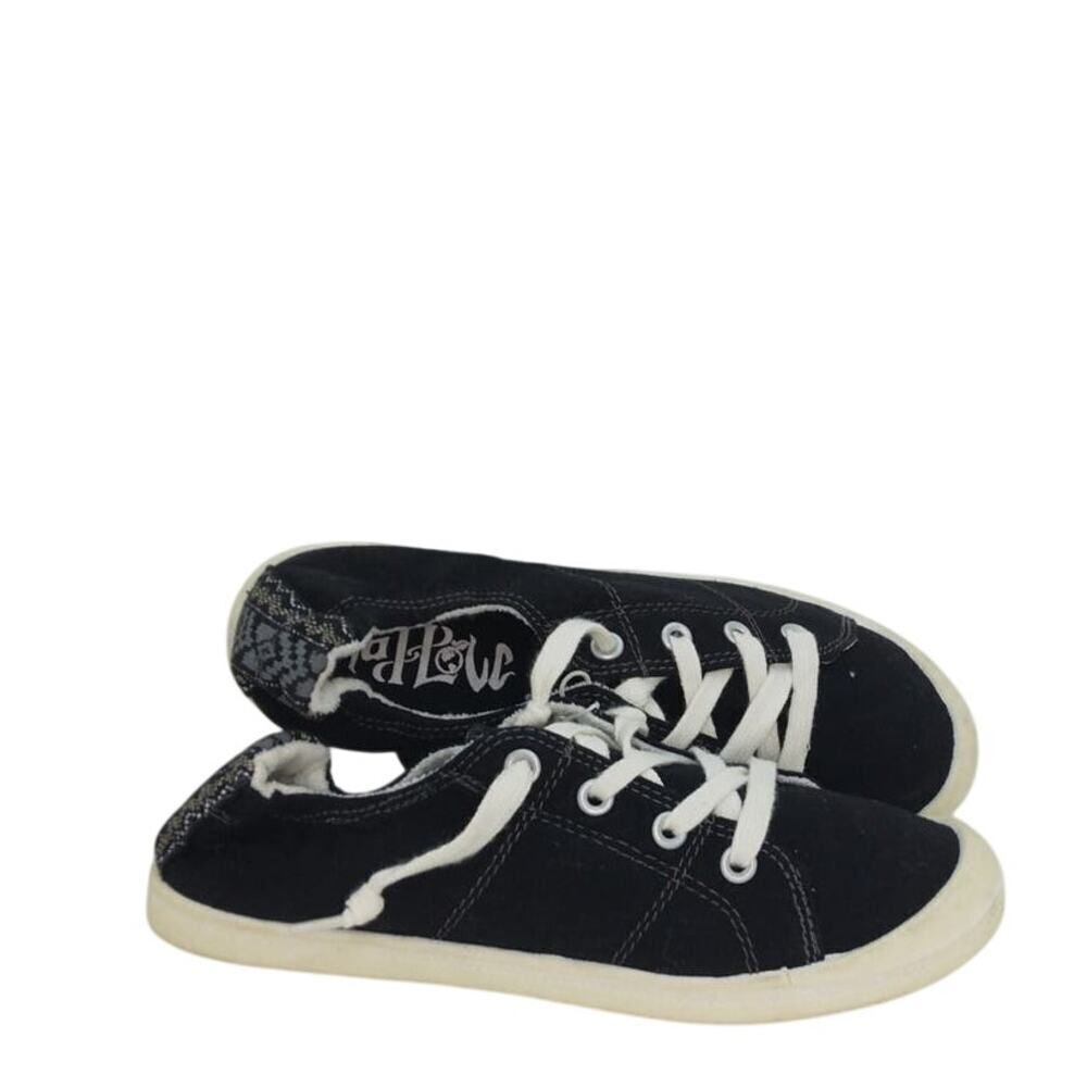 MOD POLE Womens New w/Tags Designer Black Laceup Sneakers - Size: 6